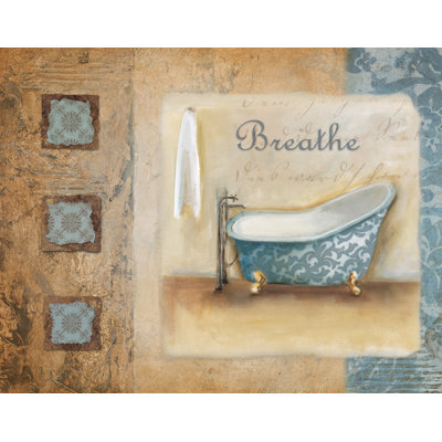 Breathe Spa Bath - Painting Print