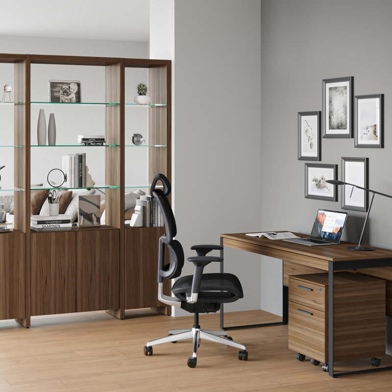 Linea™ 2 - Drawer File Cabinet, Natural Walnut