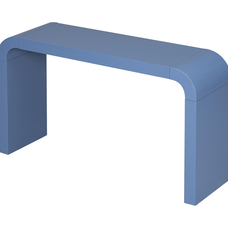 Elegant Entryway Table, Fits Narrow Spaces And Decor Two-leg Ideal For Display Functionality