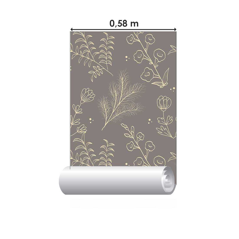 Rouleau de papier peint lisse L 126 po x l 24 po Bayville