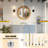 Modern Sconces Wall Lighting with Clear Glass Shade