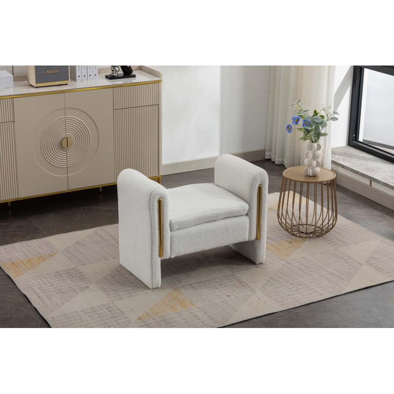 Banc de maquillage en velours