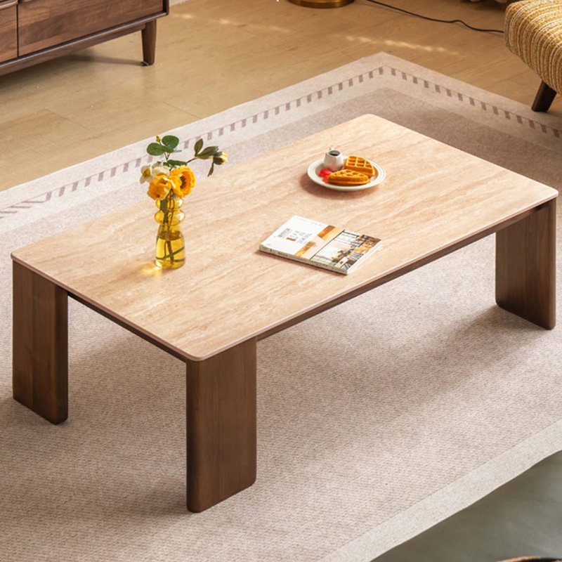 Retro Rectangular Rockboard Coffee Table