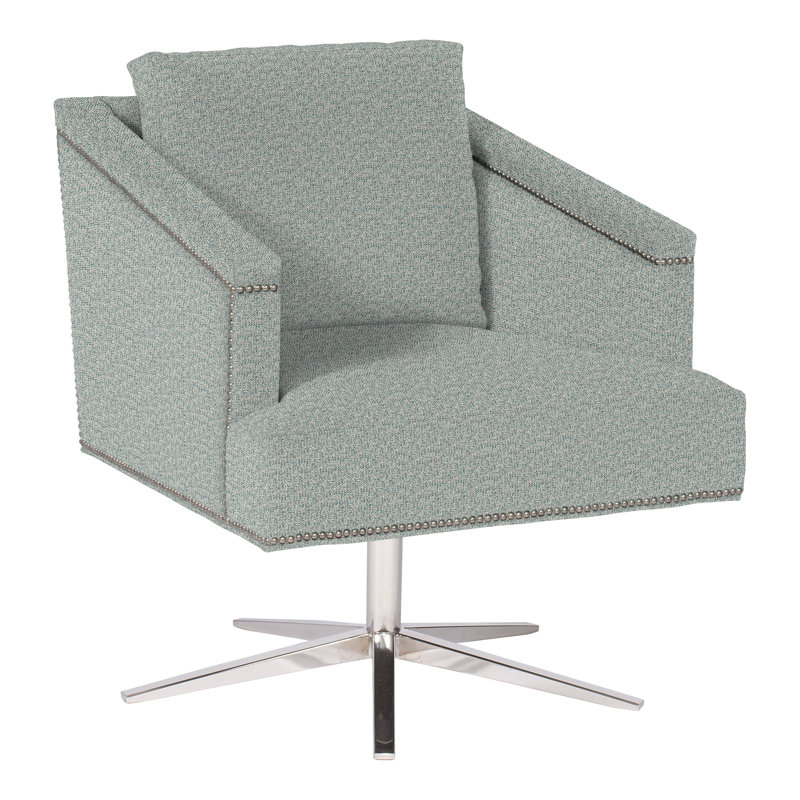 Michael Weiss Rutherford Swivel Chair, Tuck Water, Yes
