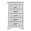 Commode, champagne argenté