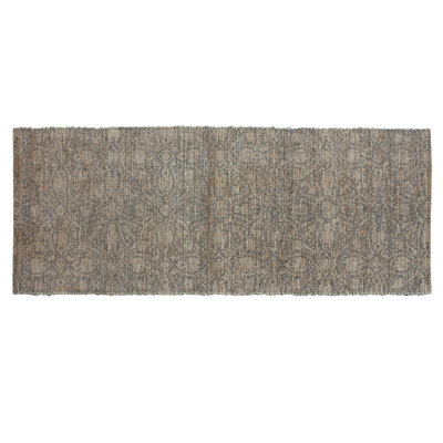 Hand Tufted Cotton/Jute Flatweave Boho Rug
