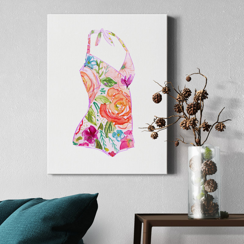 Impression sur toile tendue Tropical, H 48 po x l 32 po x P 1 po