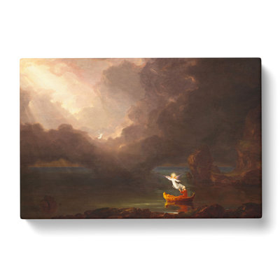 The Voyage Of Life Old Age by Thomas Cole - Wrapped Canvas