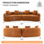 Mobilier de luxe orange luxueux - exotique élégant et pratique Ambiance du salon