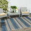 Johana Looped Grey/Navy Indoor/Outdoor Rug-18097280