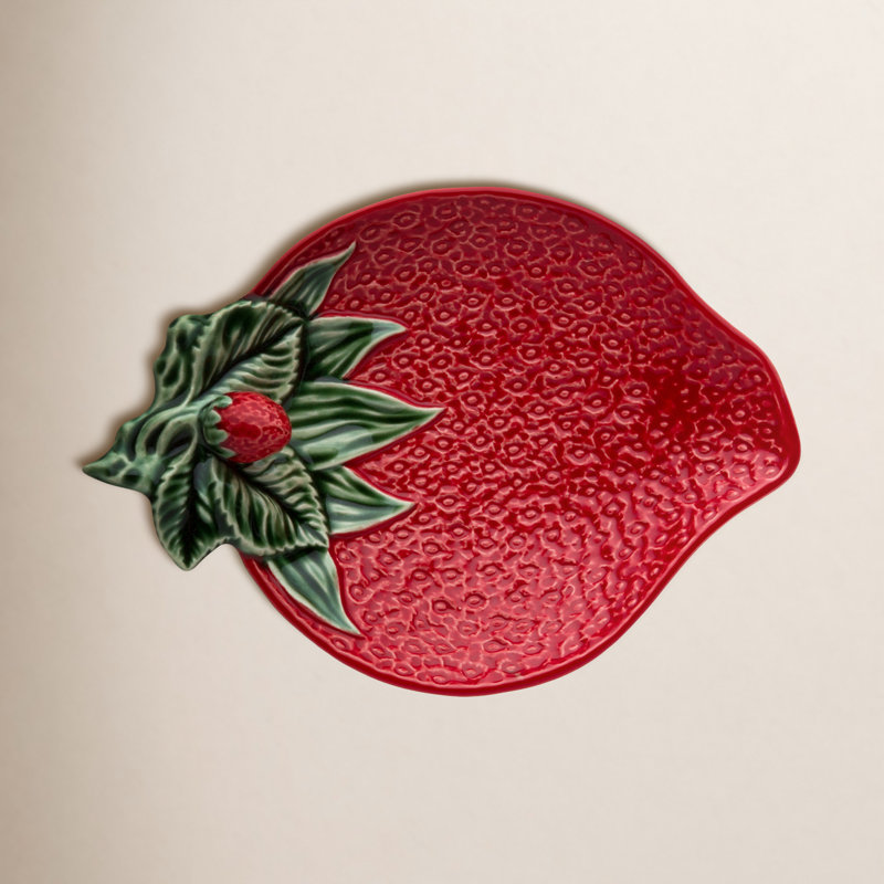 Strawberries Earthenware Platter