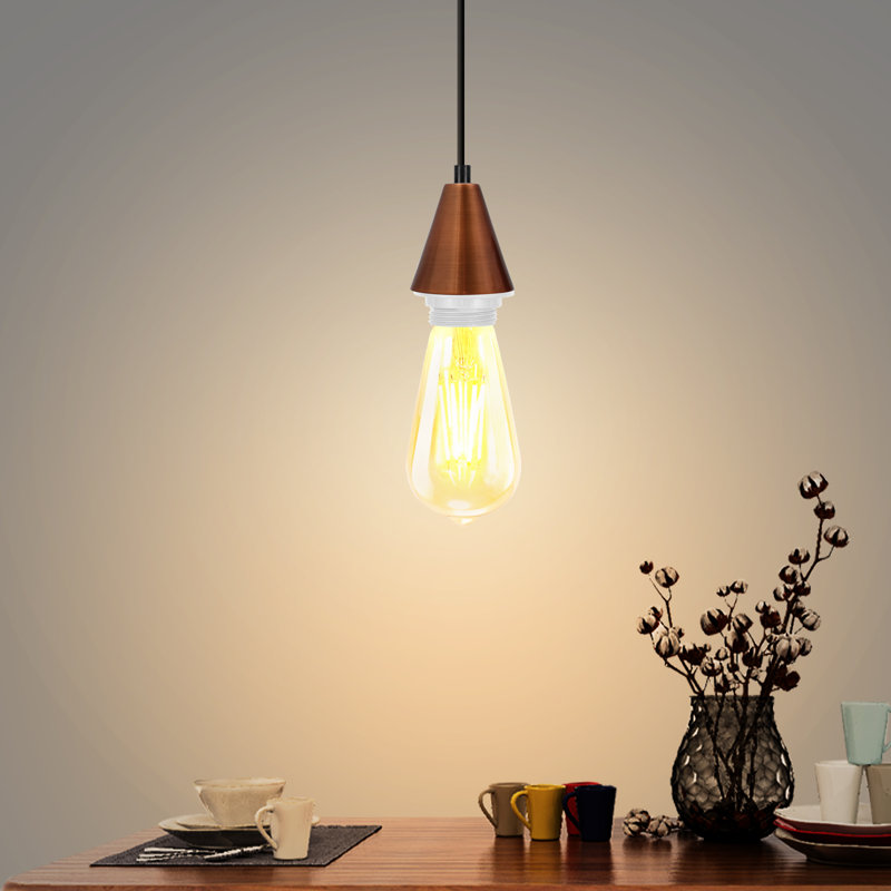 Luyster 2 - Light Single Pendant, Yes, Brown