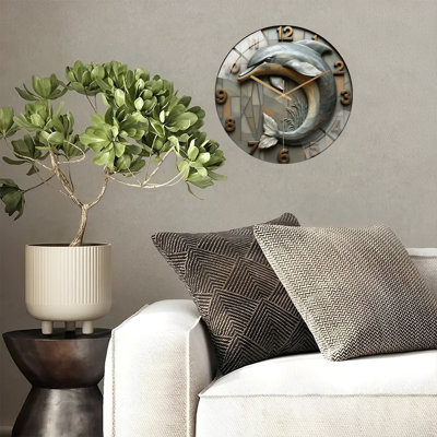 Horloge murale élégante 12 po