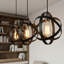Luminaire suspendu grappe 3 lumières Cassini