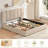 Juanetta Upholstered Platform Storage Bed with 4 Drawers-791382686-804073252