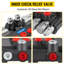 Valve de commande directionnelle hydraulique, valve de tiroir hydraulique à 6 tiroirs