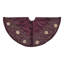 Burgundy/Cream Tree Skirt