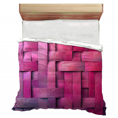 Wood Panels Art Polyester / Microfiber Geometric Comforter