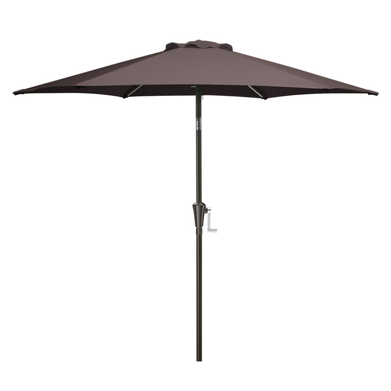 Parasol de marché inclinable Germar, Brun, H 86,4 po x l 90 po x P 90 po