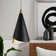 Craney 1 - Light Black/Gold LED Single Pendant
