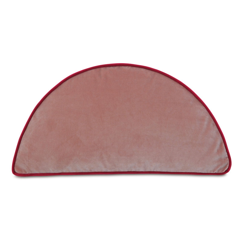 Uma Velvet Pillow Cover & Insert, Pink