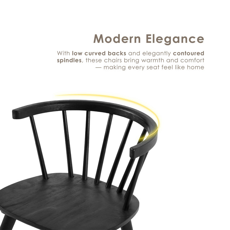 Angela Side Chairs, Black
