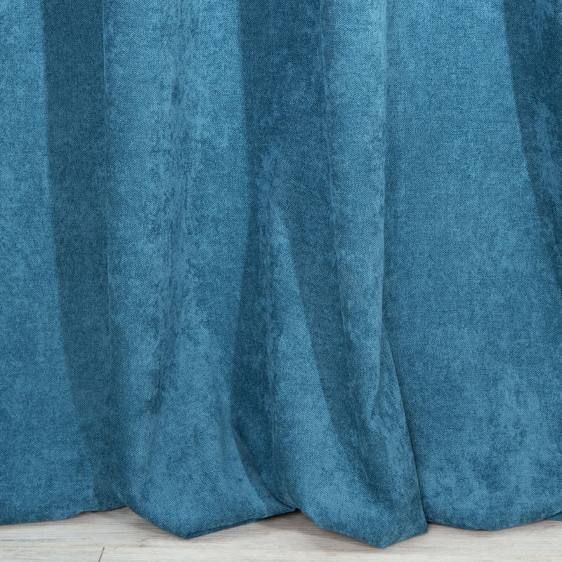 Harry-Joe Semi -transparent Curtains Single Panel, Blue