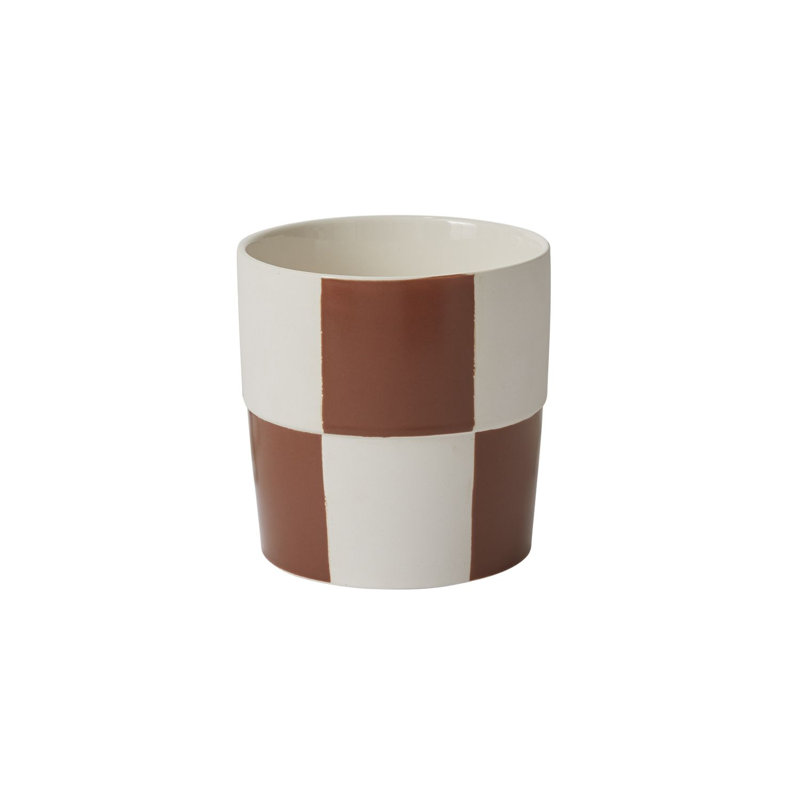 Pot à fleurs en céramique Caitlin, H 6,75 po x l 6,75 po x P 6,75 po