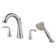 Fluent 2 Handle Deck Roman Tub Faucet with Diverter