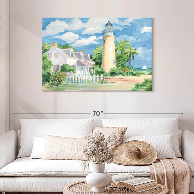 Aletra, phare historique de Key West, H 30 po x l 45 po
