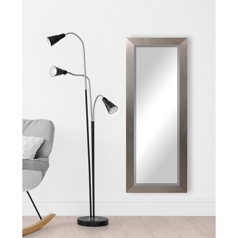 Miroir pleine grandeur Tacony, H 59 po x l 20 po, Argent