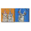 Llama Party - ensemble de 2 reproductions sur toiles tendues-1996385250