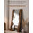 Zen-Style Vintage Pine Explosion-Proof Full-Length Mirror-129862365