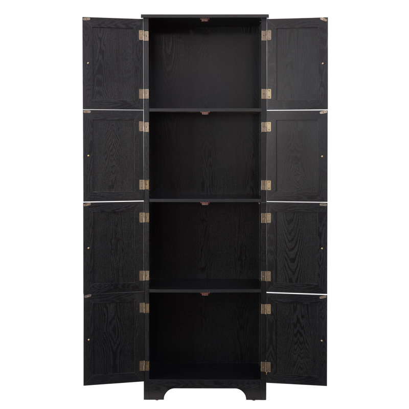 Armoires de rangement modernes en MDF avec 8 portes pour la cuisine et le salon