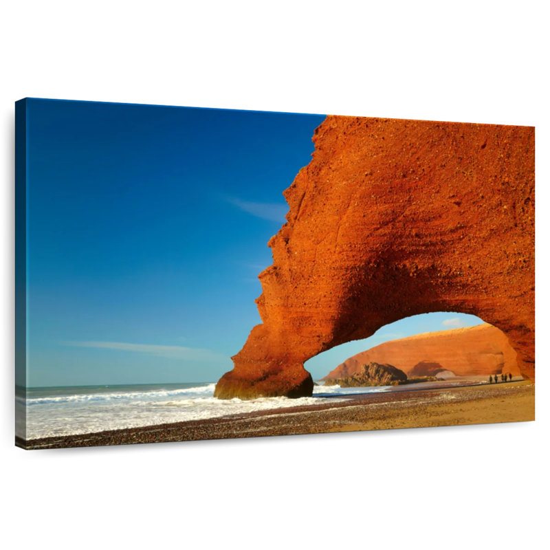 Gillard Moroccan Red Arch Beach, 32" H x 48" W