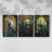 Peacock  Series  L  -Premium Gallery Wrapped Canvas Set -Ready to Hang-102398731