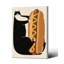 Cat Wall Art Funny Cat Hug Hotdogs Painting Canvas Print Poster Funky Animal Wall Decor For Kitchen Living Room Wrapped Framed Ready To Hang-828377192