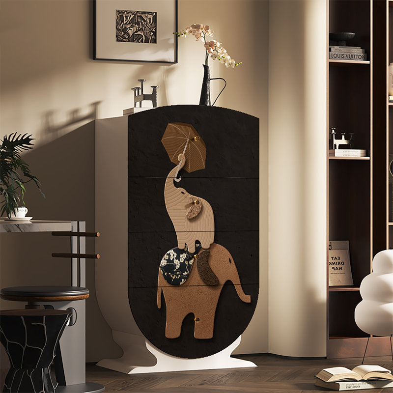 Armoire décorative française, Blanc