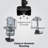 ProMounts Full Motion Gas Spring Dual Monitor Adjustable Desktop Mount for 13-32" Holds 35 lbs