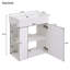 Meuble-lavabo flottant moderne avec lavabo en céramique