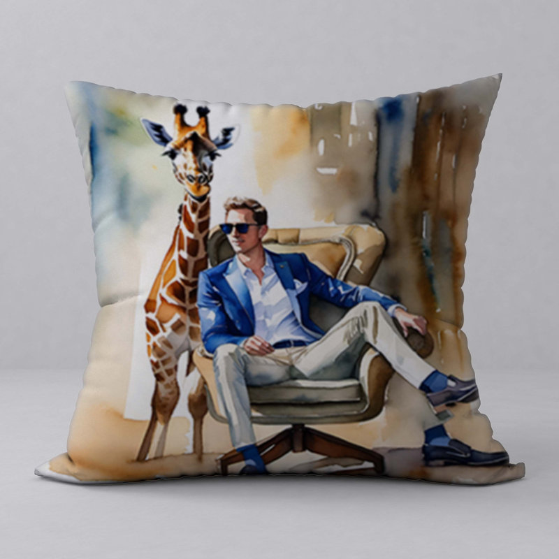  Coussin abstrait réversible Abstract