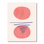 " Two Abstract Red Moons " Graphic Art Print