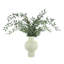 Faux Italian Ruscus in Ceramic Vase