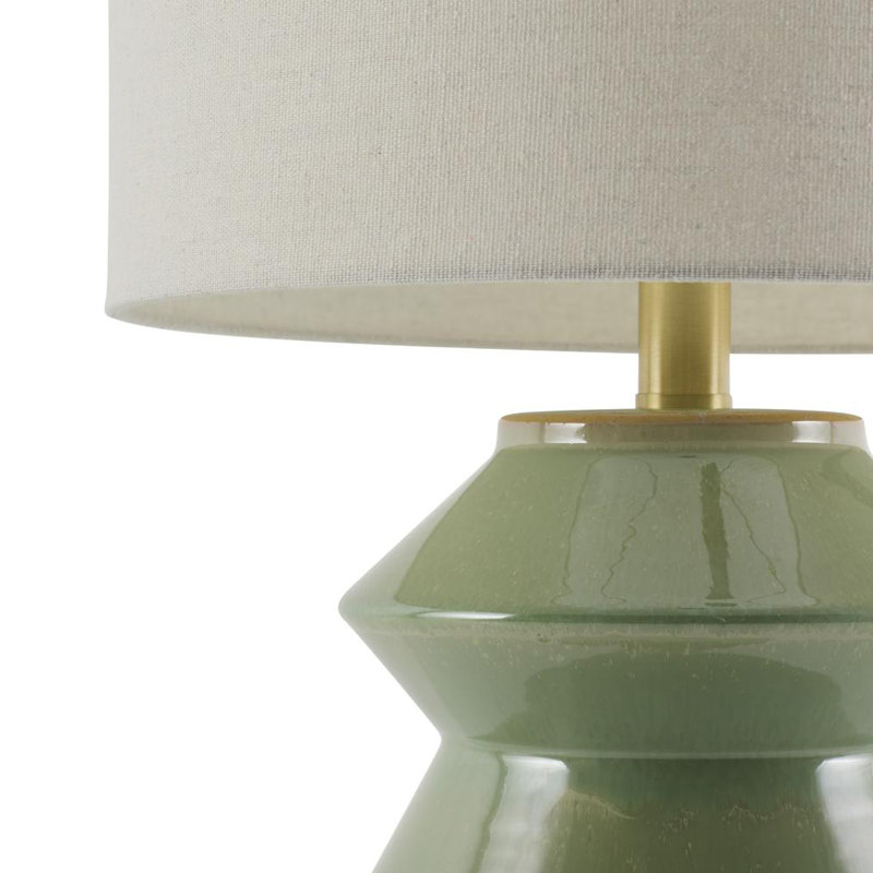 Boyes Ceramic Table Lamp, Green