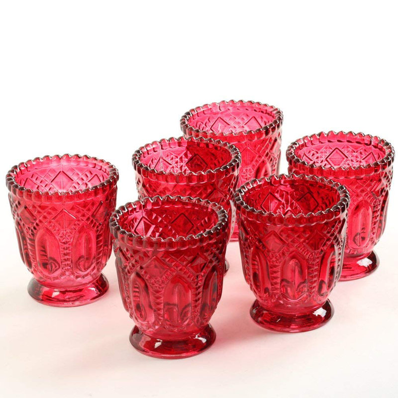 3'' H Glass Tabletop Votive Holder