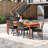Anautica 6 - Person Wicker Patio Dining Set with Rectangular Table