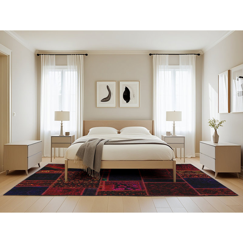 Tapis abstrait moderne 2007, Rectangle de 5 pi x 8 pi