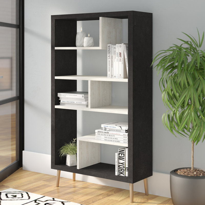 142.5cm H x 79cm W Geometric Bookcase