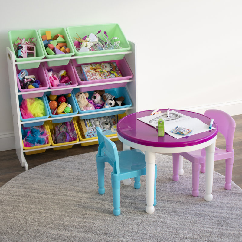 Nester Toy Organizer with Bins, Pastel