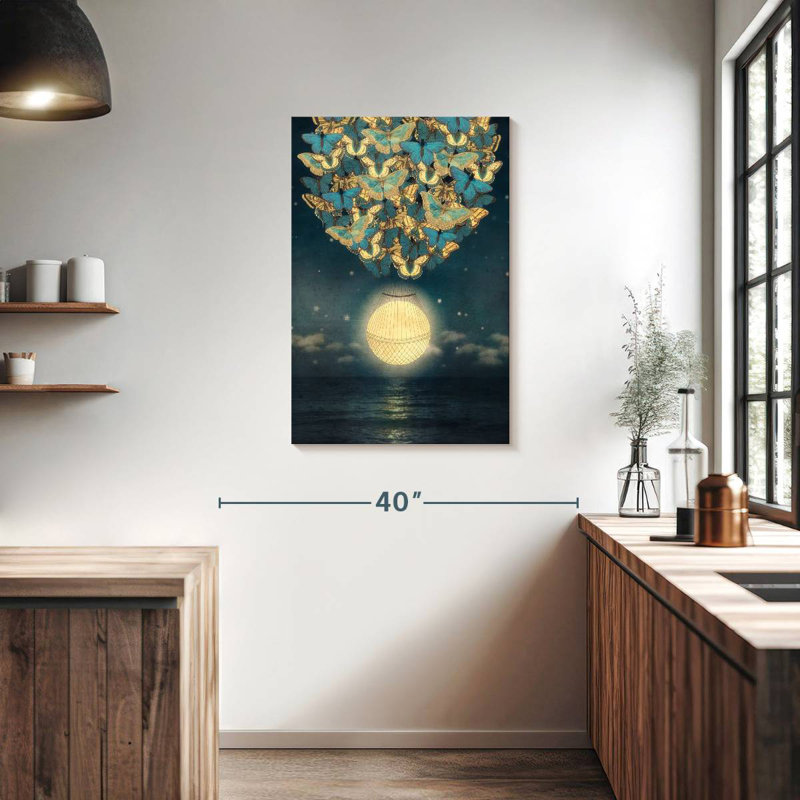 Kelan The Rising Moon, 36" H x 24" W